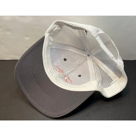 Hoop Source Basketball mesh hat cap 7" snap back Ivory Head Wear 2239N white - Picture 7 of 7